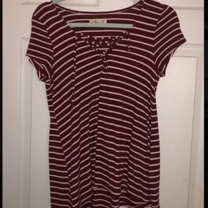 hollister cross front top